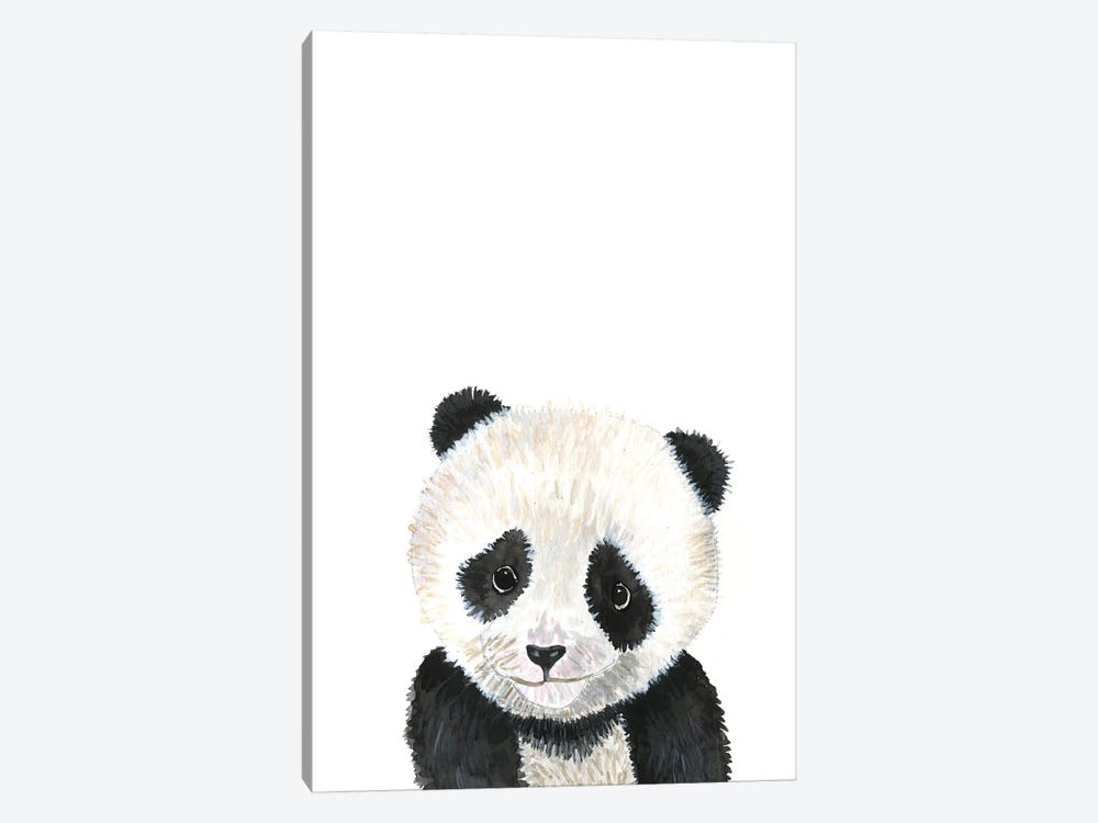 Panda Baby by Mercedes Lopez Charro 1-piece Canvas Art Print