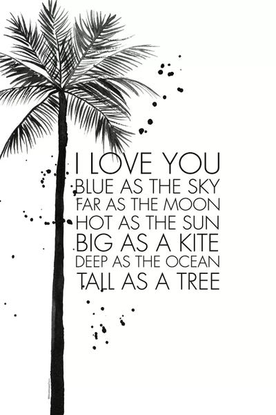 Typography: Tall As A Tree by Mercedes Lopez Charro