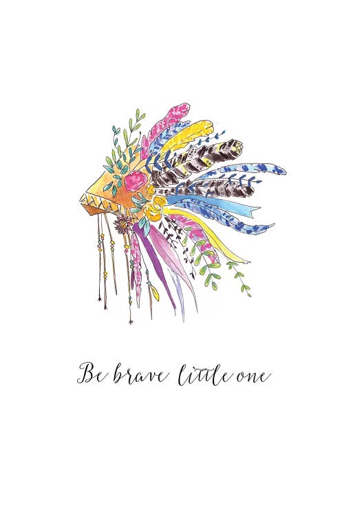 Be Brave by Mercedes Lopez Charro wall art