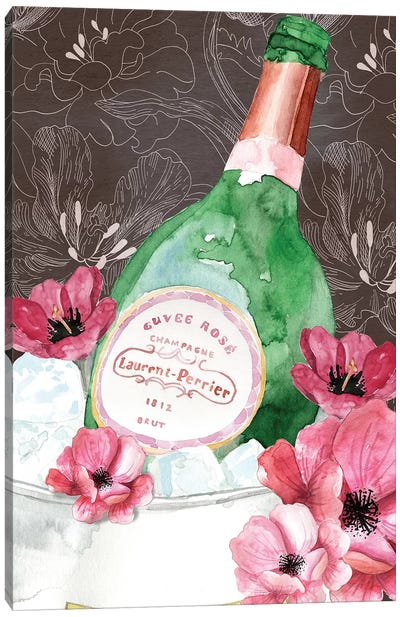Lauren Perrier Florals Canvas Art Print - Champagne Art