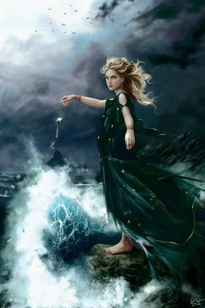 Dechainee by Melanie Delon framed canvas print