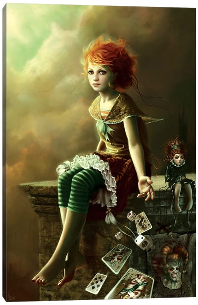 Do You Want To Play With Me Canvas Art Print - Melanie Delon
