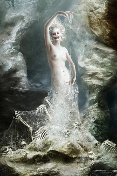 Skeletons: Toile by Melanie Delon