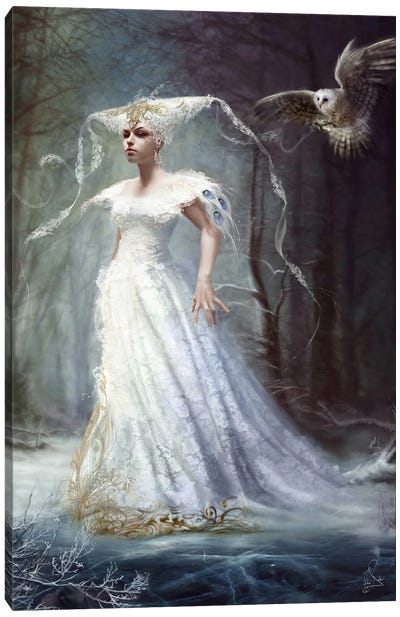 Ghost Of Winterland Canvas Art Print - Melanie Delon