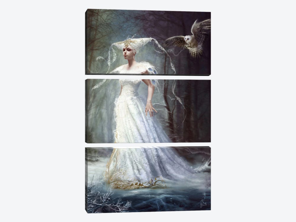 Ghost Of Winterland by Melanie Delon 3-piece Art Print