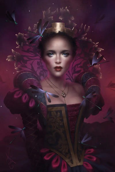 Last Immortal by Melanie Delon framed canvas print