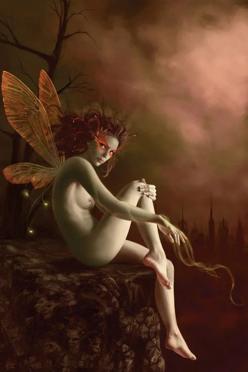 Not Alone by Melanie Delon wall art