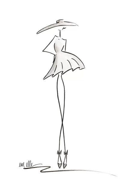 Large Black & White Art - Canvas Prints: Making Waves by Em Elle