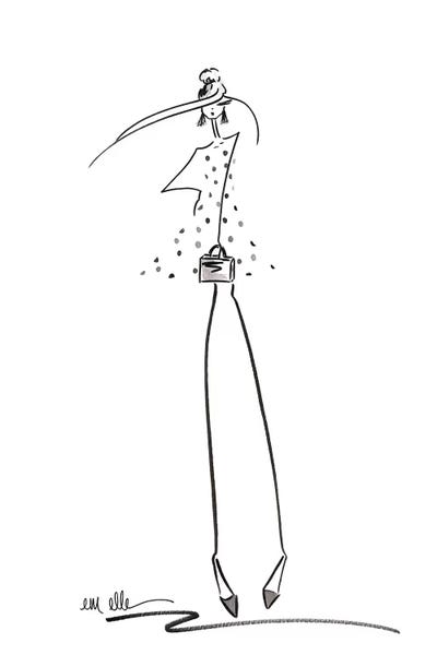 Oui by Em Elle framed wall art