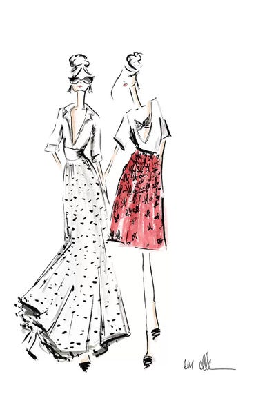 The Weekly Lunch by Em Elle canvas print