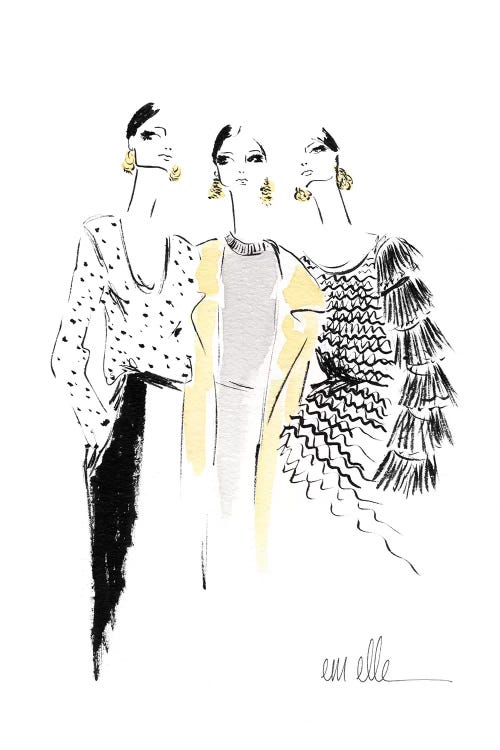 Girls by Em Elle wall art