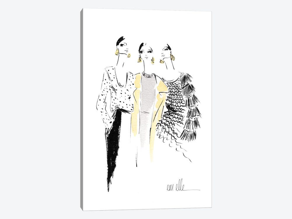 Girls by Em Elle 1-piece Canvas Print