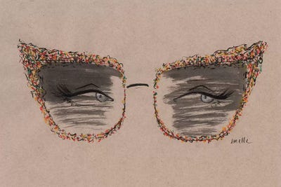 In The Shade by Em Elle framed wall art