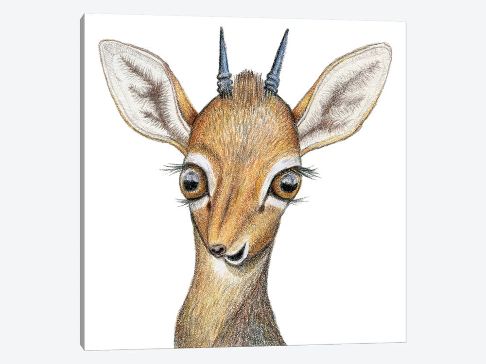 Antelope by Miri Leshem-Pelly 1-piece Canvas Art Print