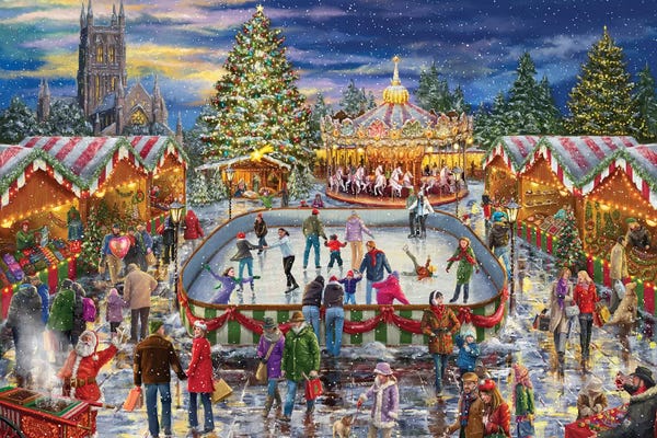 Roaring Brook Art: Winter Carnival by Marcello Corti