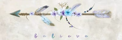 Boho Arrow I by Marilyn Dunlap framed canvas print