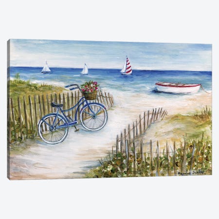 Beach Ride I Canvas Print #MLN21} by Marilyn Dunlap Canvas Artwork