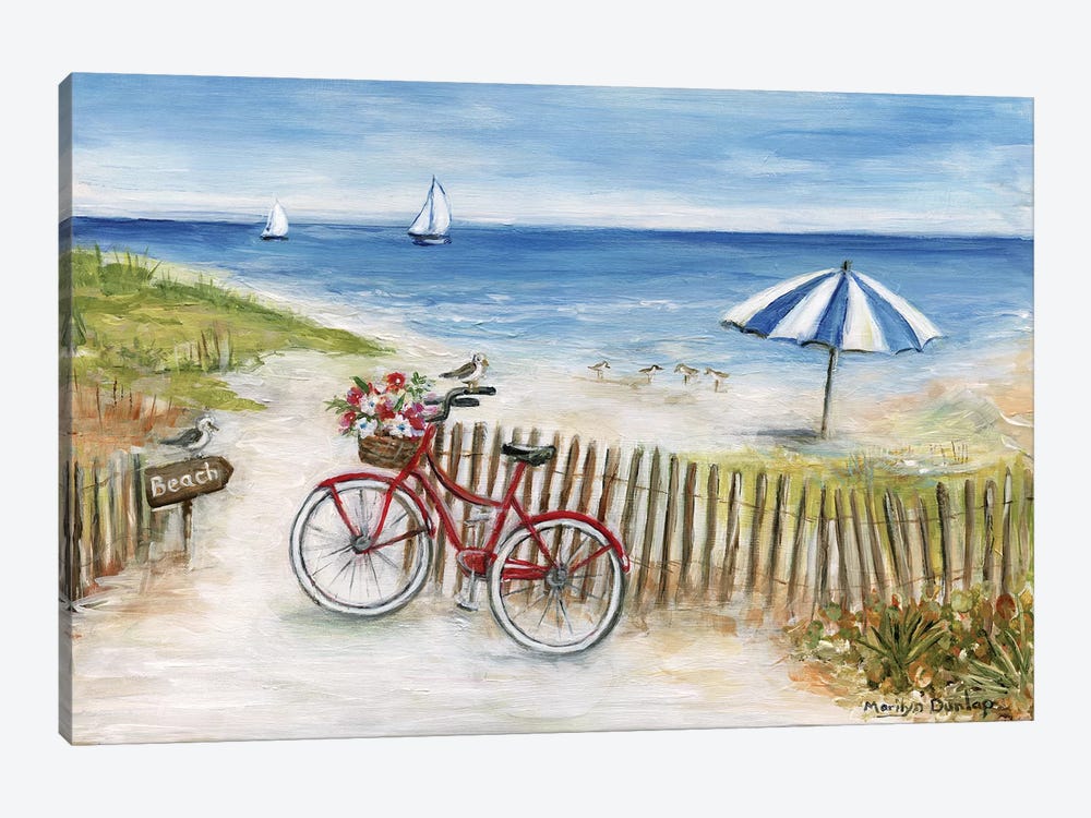 Beach Ride II by Marilyn Dunlap 1-piece Art Print