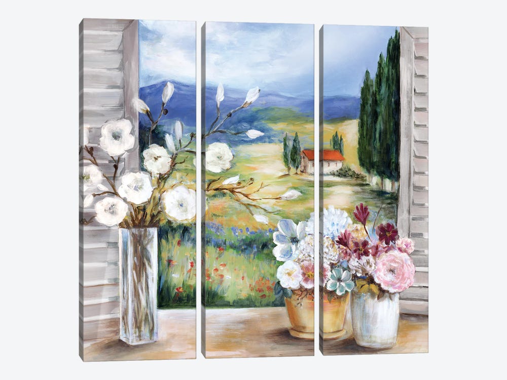 Afternoon in Tuscany by Marilyn Dunlap 3-piece Art Print