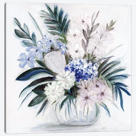 Blue Tropicana I Canvas Print #MLN27} by Marilyn Dunlap Canvas Art Print