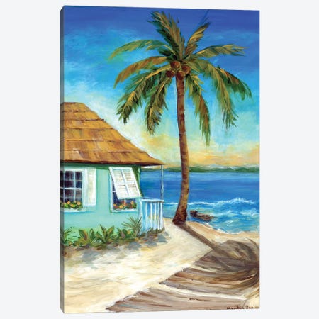 Tropical Cabana I Canvas Print #MLN30} by Marilyn Dunlap Art Print
