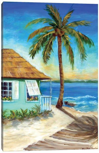 Tropical Cabana I Canvas Art Print