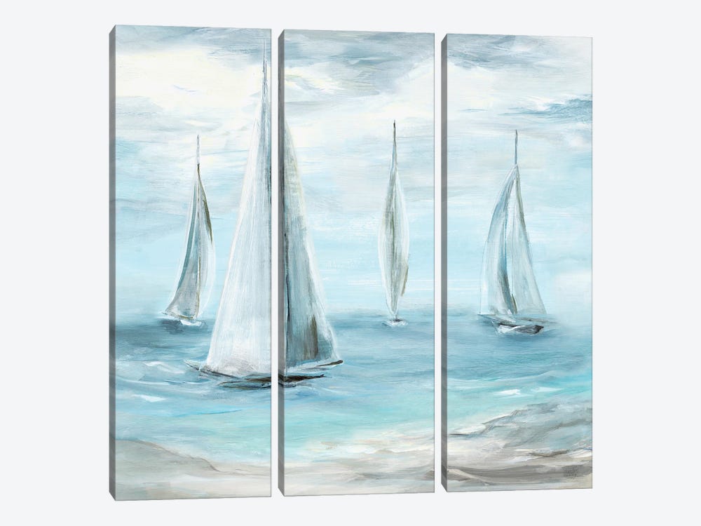 Soft Summer Wind I by Marilyn Dunlap 3-piece Canvas Art
