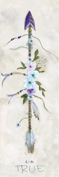 Kids Inspirational Art: Boho Arrow II by Marilyn Dunlap