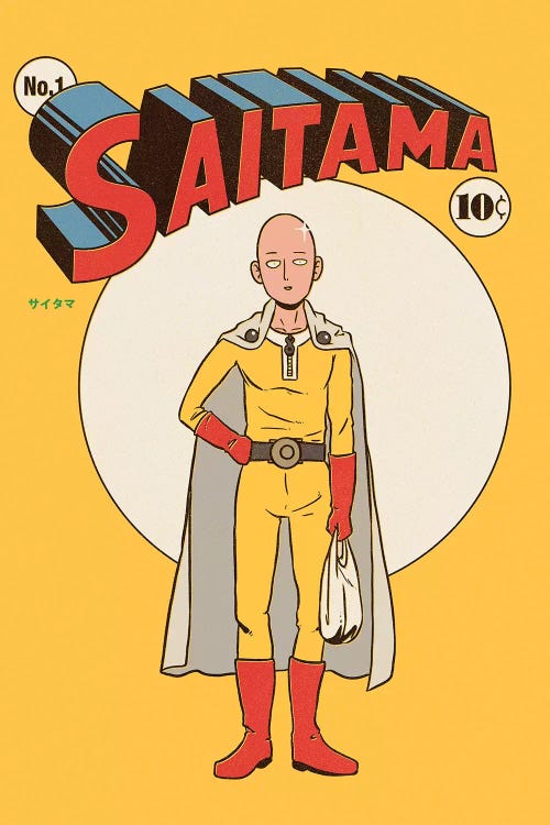 Saitama by Mathiole wall art