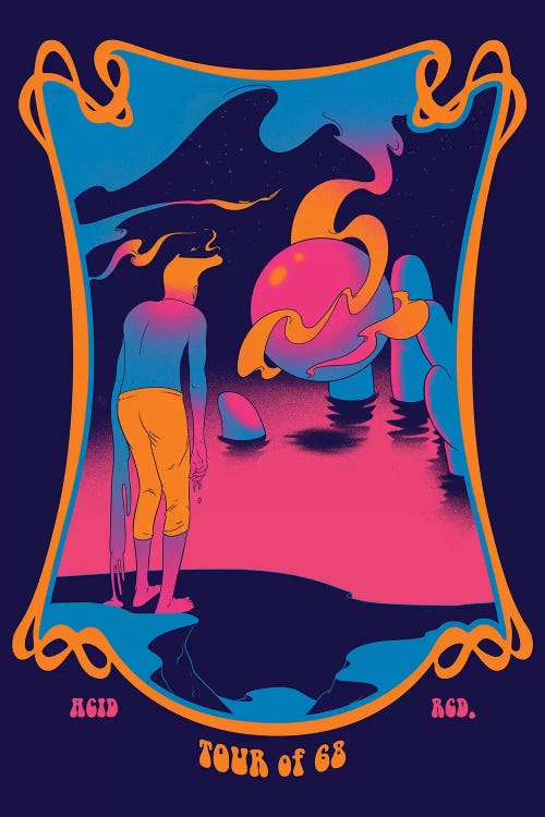 Summer Of 68 by Mathiole wall art