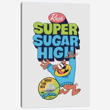 Super Sugar High Canvas Print #MLO105} by Mathiole Canvas Artwork