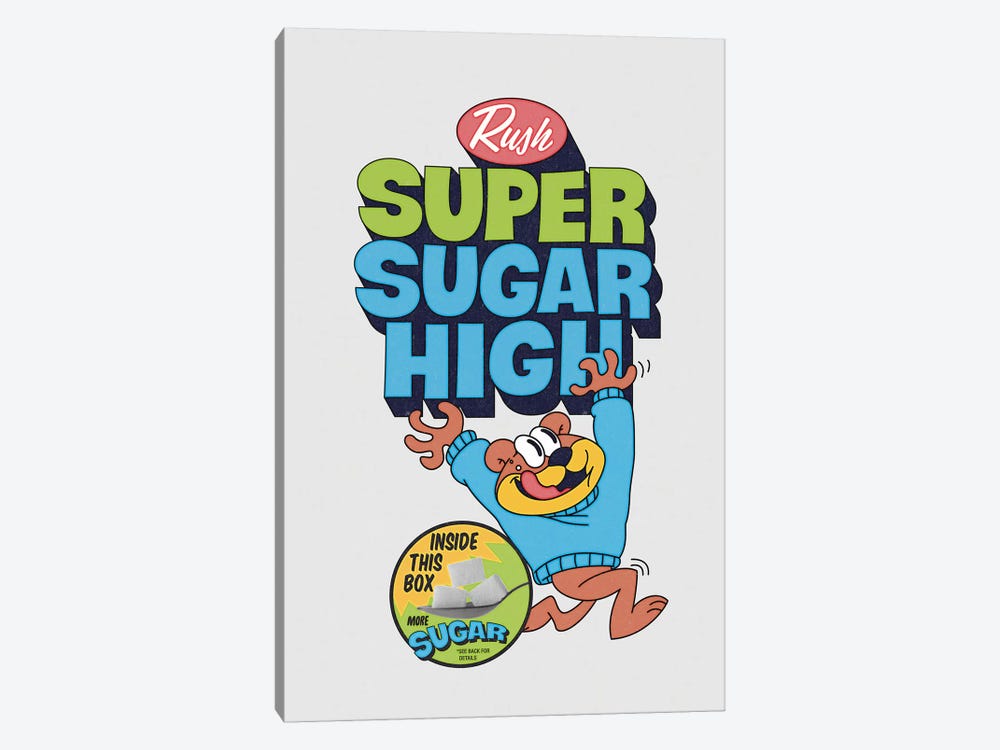 Super Sugar High by Mathiole 1-piece Canvas Print