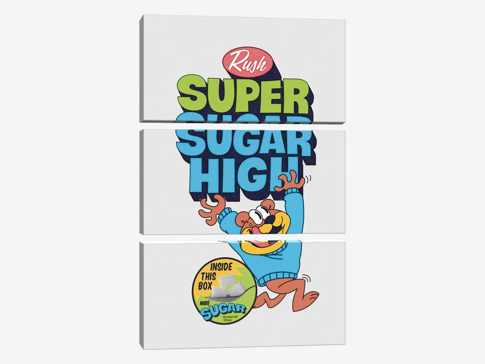 Super Sugar High by Mathiole 3-piece Art Print