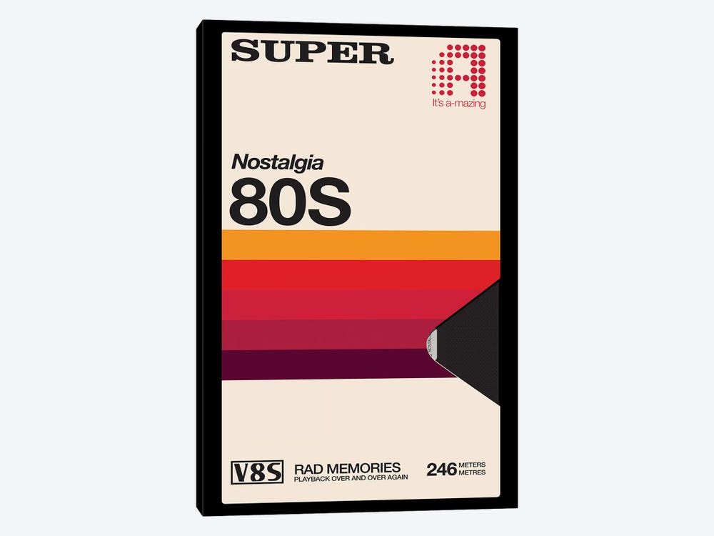 Super Tape by Mathiole 1-piece Canvas Wall Art