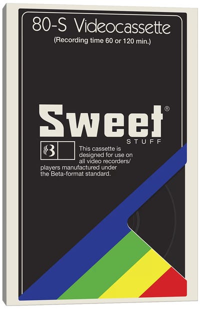 Sweet Stuff Canvas Art Print - The 80's