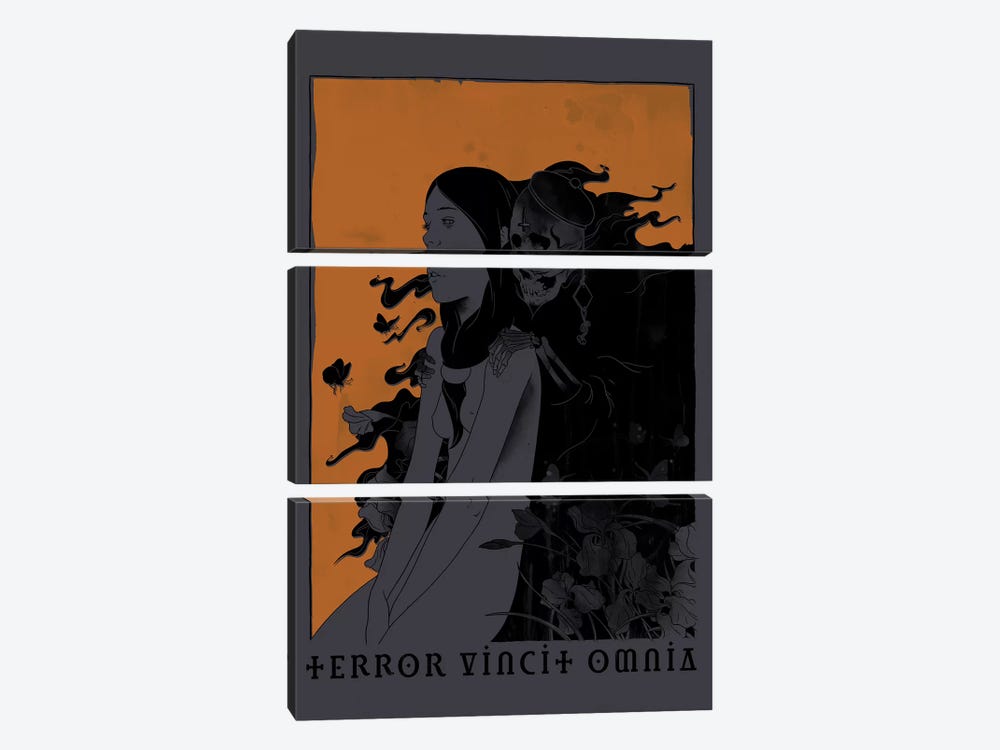 Terror Vincit Omnia by Mathiole 3-piece Art Print
