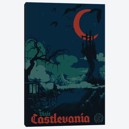Visit Castlevania Canvas Print #MLO122} by Mathiole Canvas Print