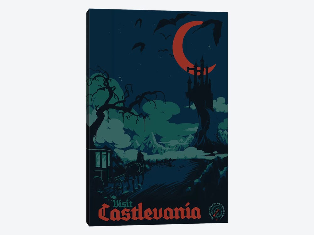 Visit Castlevania by Mathiole 1-piece Canvas Wall Art