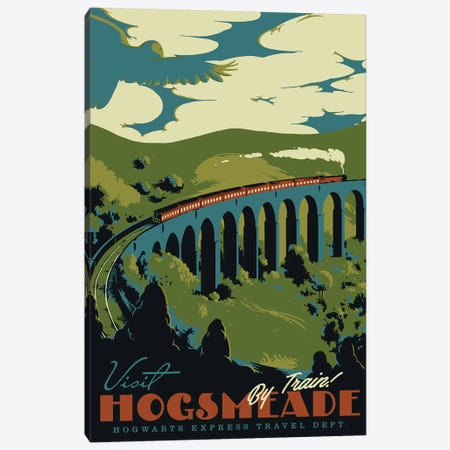 Visit Hogsmeade Canvas Print #MLO123} by Mathiole Art Print