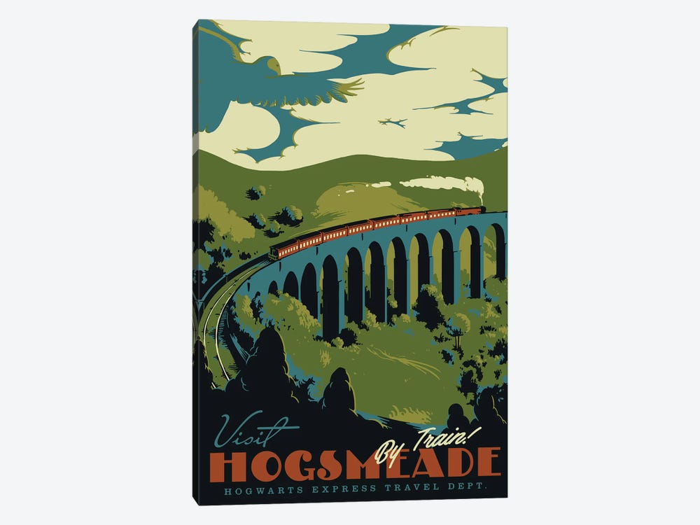 Visit Hogsmeade by Mathiole 1-piece Canvas Art Print
