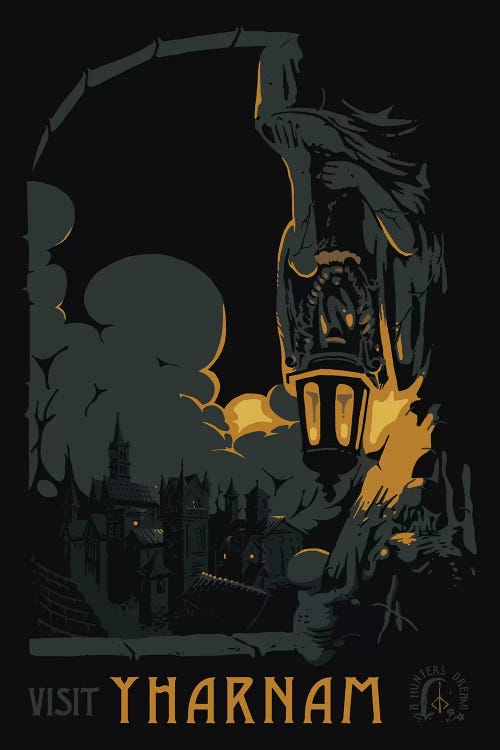 Visit Yharnam by Mathiole wall art