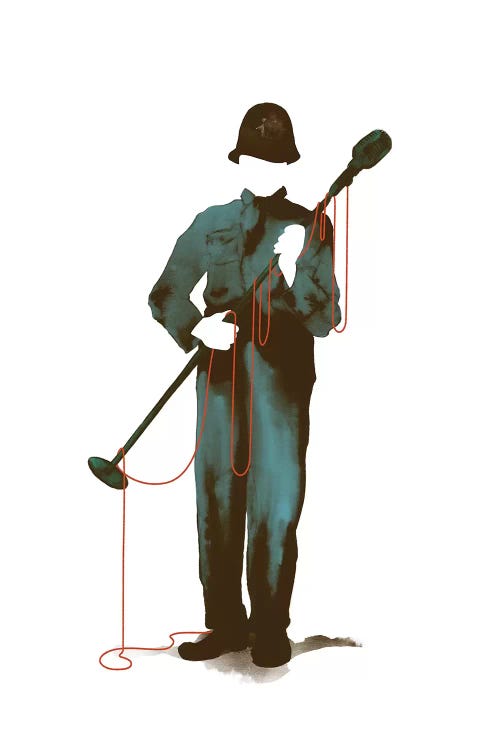 Weapon Of Choice by Mathiole wall art