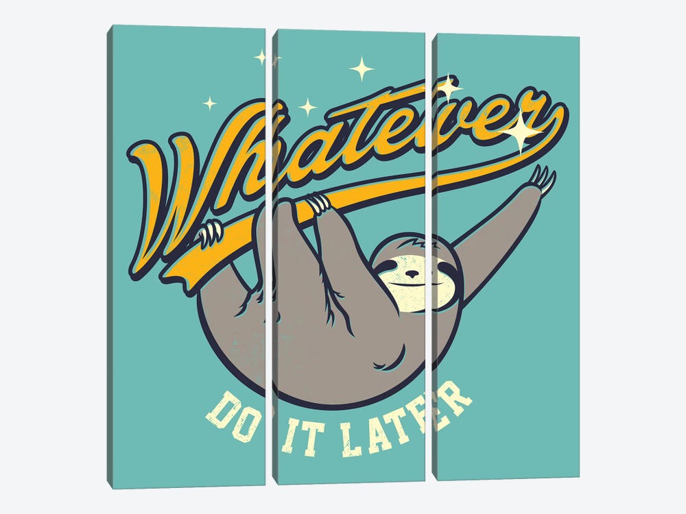 Whatever by Mathiole 3-piece Canvas Art
