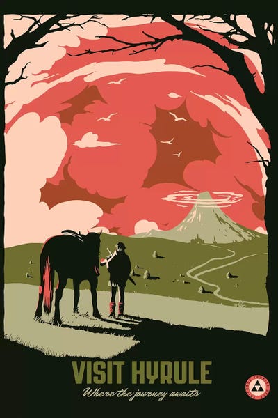 Fantasy Realms: Visit Hyrule II by Mathiole