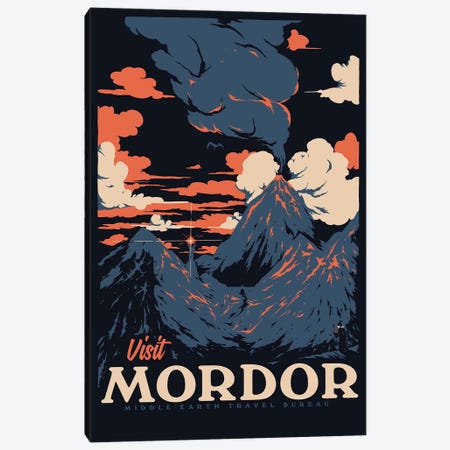 Visit Mordor II Canvas Print #MLO139} by Mathiole Canvas Art