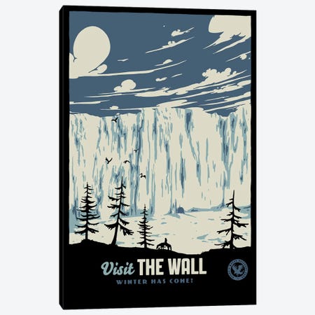 Visit The Wall II Canvas Print #MLO141} by Mathiole Art Print