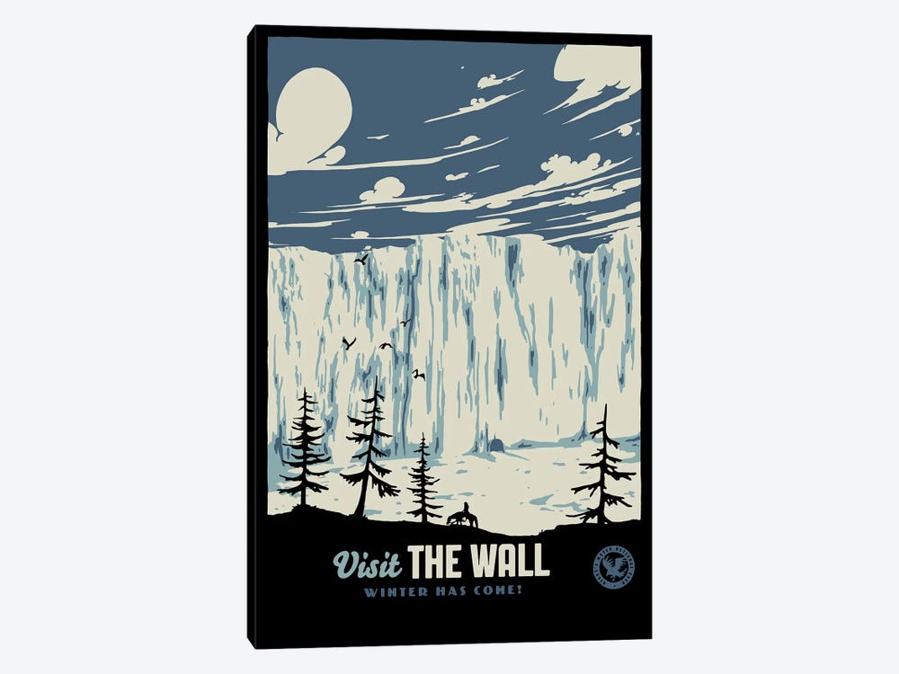 Visit The Wall II by Mathiole 1-piece Canvas Art Print