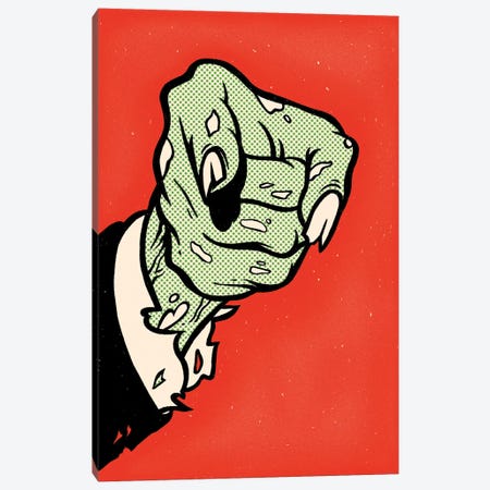 Zombiecracy Canvas Print #MLO142} by Mathiole Art Print