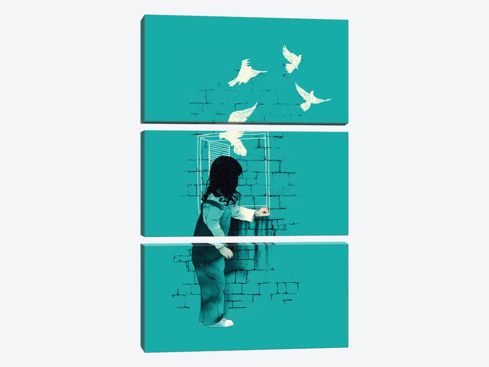 A Way Out by Mathiole 3-piece Canvas Art