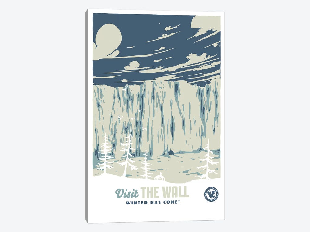 Visit The Wall by Mathiole 1-piece Canvas Wall Art